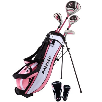 Precise X7 Junior Boys & Girls Complete Left Handed Golf Clubs Set for Children – 3 Age Groups