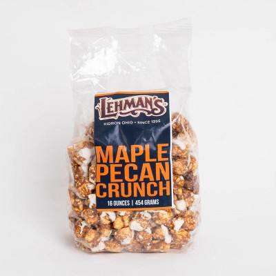 Lehman's Caramel Popcorn Snack Mix, 1 lb bag, Crunchy Popped Corn Treat, Assorted Flavors
