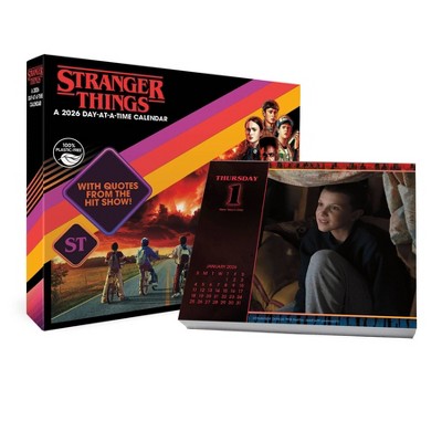 Netflix 2026 Stranger Things Dayata Time 6.12"x5.37" Box Calendar