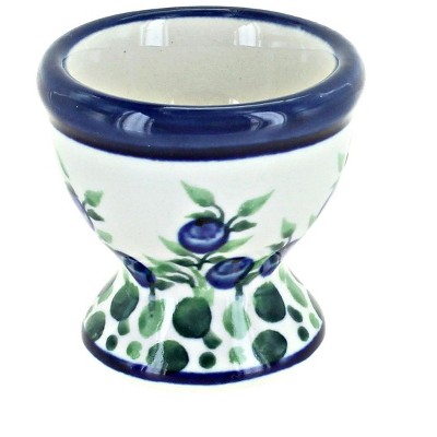 Blue Rose Polish Pottery 203-Zaklady Egg Cup
