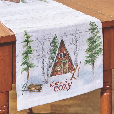 Park Designs Snowflake Lodge Table Runner 13" X 36"