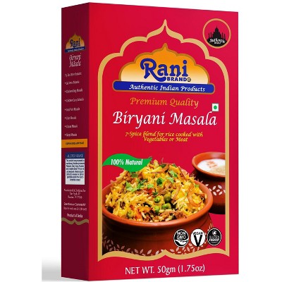 Biryani Masala, Indian 7-Spice Seasoning - 1.75oz (50g) - Rani Brand Authentic Indian Products