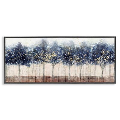 Stupell Industries Trees with Modern Splash, 30" x 13"