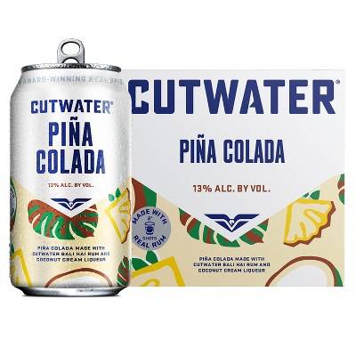 Cutwater Pina Colada Cocktail - 4pk/355ml Cans