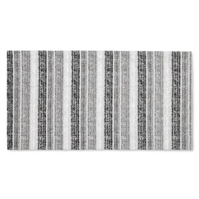 Martha Stewart Stella Ticking Stripe Slip-Resistant Kitchen Mat