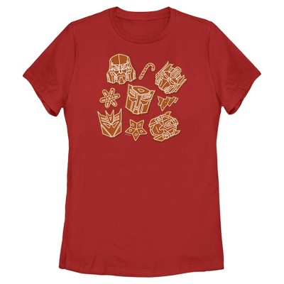 Women's Transformers Gingerbread Transformers T-Shirt