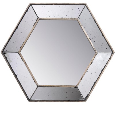 PAGED Bathroom Mirror, Traditional Vanity Mirror with Floral Accents for Bathroom, Bedroom