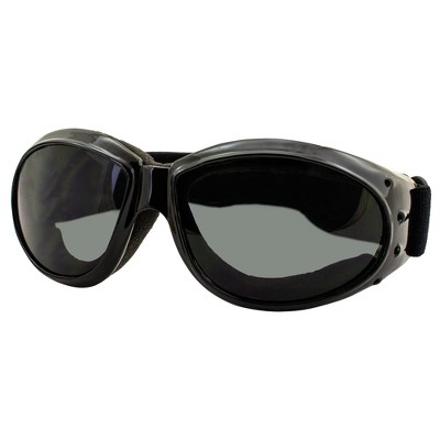 Global Vision Eyewear Eliminator Safety Motorcycle Goggles with Clear, Yellow, Smoke Lenses