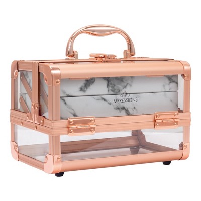 Impressions Vanity Savvy Lux Makeup Travel Case with Mirror