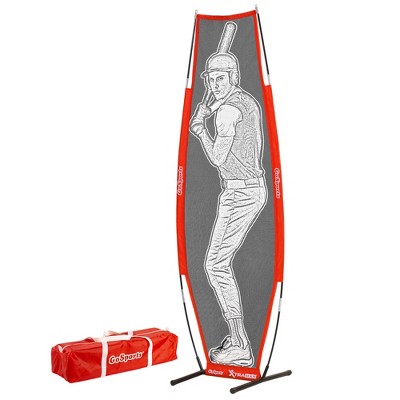 GoSports Baseball & Softball Xtraman Dummy Batter Pitching Training Mannequin - Practice Pitching Aid for Improved Accuracy and Safety