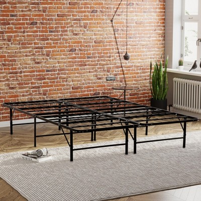 Full Size Bed Base with Sturdy Frame for Bedroom