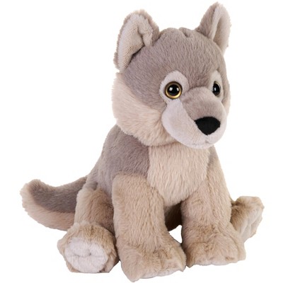 Wild Republic Earthkins Mini Wolf Stuffed Animal, 8 Inches