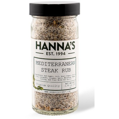 Mediterranean Steak Rub, Hanna’s Gourmet