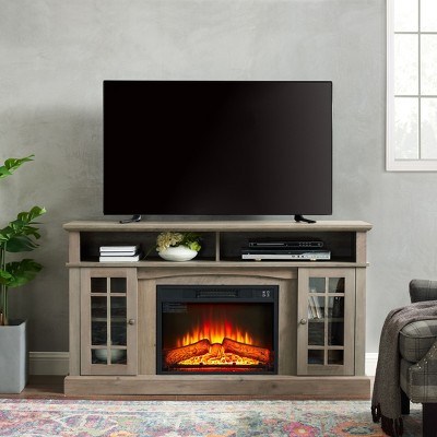NicBex TV Stand Classic Fireplace TV Stand Media Console for TV Up to 65" with Storage Space for Living Room