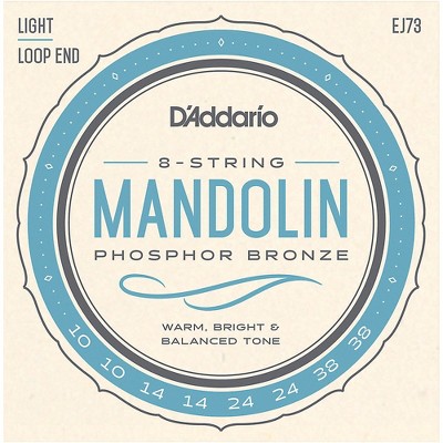 D'Addario EJ73 Phosphor Bronze Light Mandolin Strings (10-38)