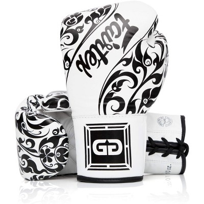 Fairtex Glory BGLG2 Laced White Kick Boxing Glove