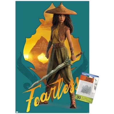 Trends International Disney Raya and the Last Dragon - Fearless Unframed Wall Poster Prints