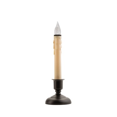 IMC Cape Cod B/O LED Window Candle with Timer, Antique Bronze, 9.5in  (Qty 1)