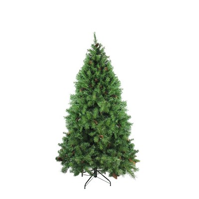 Northlight 6.5' Full  Red Pine with Pine Cones Artificial Christmas Tree - Unlit