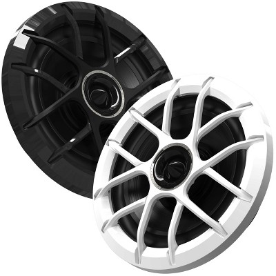 Wet Sounds ZERO Series - ZERO-8-XZ 8" Neodymium Powersport & Marine Speakers with Horn-Loaded Titanium Tweeters, Pair