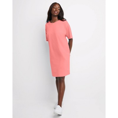 Hanes Essentials Women's T-Shirt Dress, Cotton