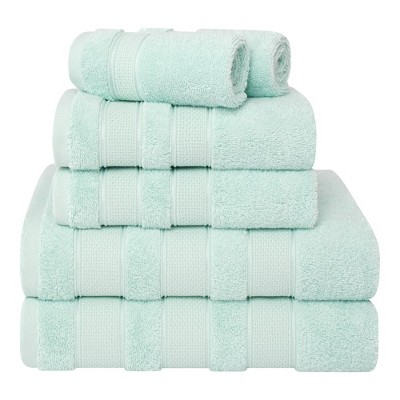 American Soft Linen Premium Salem Collection 100% Cotton Turkish Bathroom Towels, Fluffy Bath Towels for Bathroom