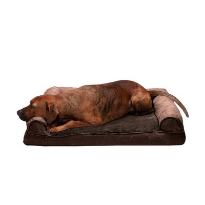 FurHaven Plush & Suede Full Support Sofa Dog Bed