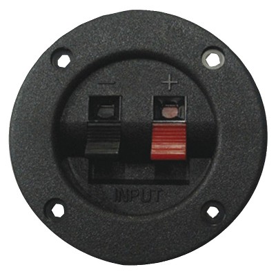 Install Bay® TCRS Round Spring Terminal Cup in Black