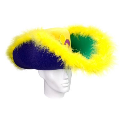 Foam Party Hats Giant Mardi Gras Cowboy Hat