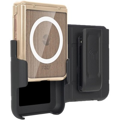 Nakedcellphone Combo for Motorola RAZR ULTRA 2025 Flip Phone - Case with Built-In Screen/Hinge Protector and Belt Clip Holster Holder