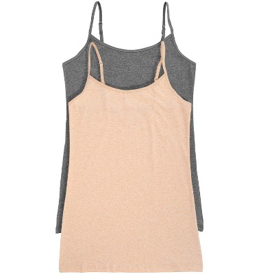 Felina Women's Organic Cotton Stretch Camisole 2-Pack