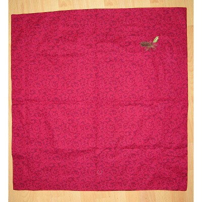 C&F Home Red Plaid Cotton Euro Pillow Sham
