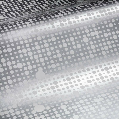RoomMates Polka Dot Peel & Stick Wallpaper Gray: Self-Adhesive Vinyl, Modern Classic Pattern, Repositionable, 28.2 Sq Ft
