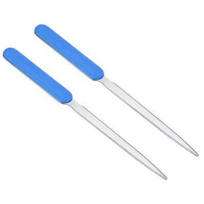 Unique Bargains Stainless Steel Envelope Slitter Lightweight Handle Letter Opener 2 Pcs