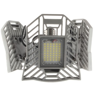 5 Star Super Deals 3 Leaf LED Bright Light Bulb Light  - Ultra Bright Pure White 6500K - 6000 Lumens - Ceiling, Warehouse 120W Light Bulb Light
