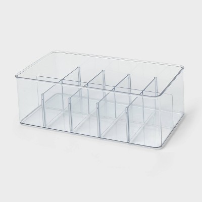 12"x6"x4" Bin Organizer Clear - Brightroom™