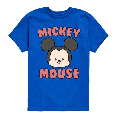 Boys' - Disney - Mickey Mouse Head Short Sleeve Graphic T-Shirt