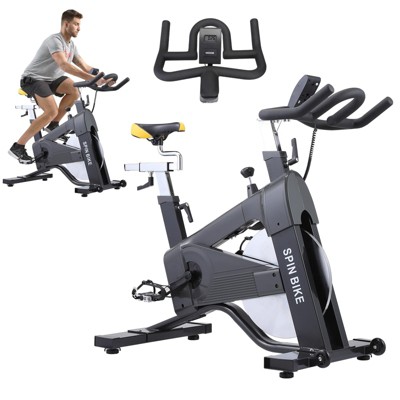 Exercise Bike for home, Indoor Cycling Bike Stationary, Quiet Magnetic Workout Bike with Comfortable Seat Cushion, 330LB Capacity, Digital Display