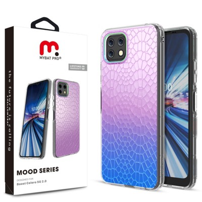 MyBat Pro Mood Series Case for Boost Celero 5G 2.0 - Iridescent Snake