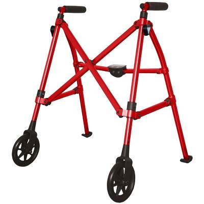 Stander Space Saver Walker, 2-Wheel Lightweight Folding Walker