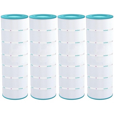 Hurricane 4 Pack HF9419-01 Advanced Pool Filter Cartridge for PAP200, Unicel C-9419, Filbur FC-0688, Pentair Clean & Clear 200, Predator 200