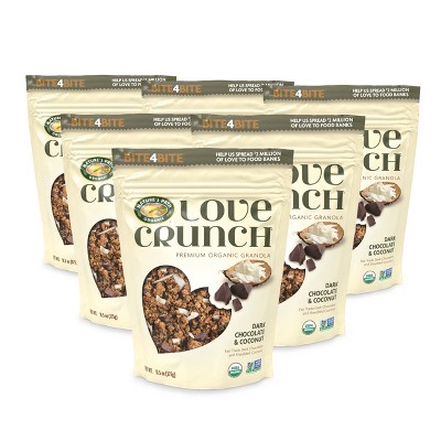 Love Crunch Organic Dark Chocolate & Coconut Granola -  6ct / 11.5oz