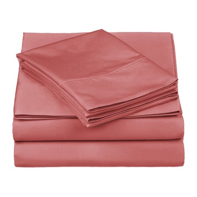 Luxury Egyptian Cotton 530 Thread Count Solid Deep Pocket Bed Sheet Set by Blue Nile Mills
