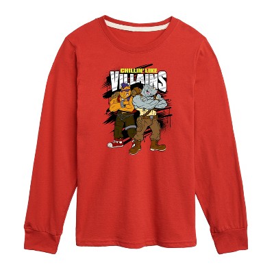 Boys' - Teenage Mutant Ninja Turtles - Chillin Like Villains Long Sleeve Graphic T-Shirt