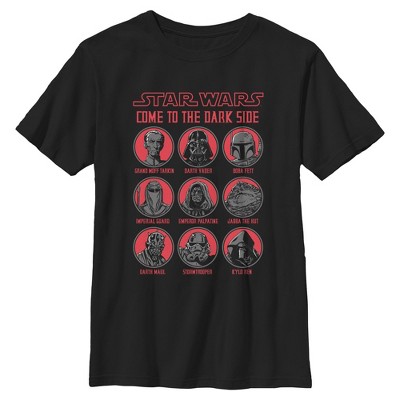 Boys Star Wars Dark Side Unite T Shirt