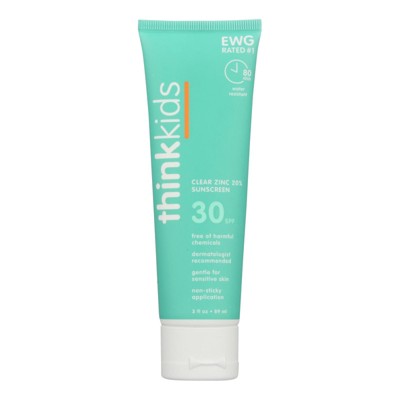 ThinkSun Kids Sunscreen SPF 30 Clear Zinc - 3 fz