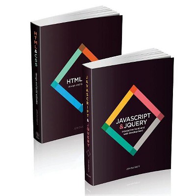 Web Design with Html, Css, JavaScript and jQuery Set - by  Jon Duckett (Paperback)