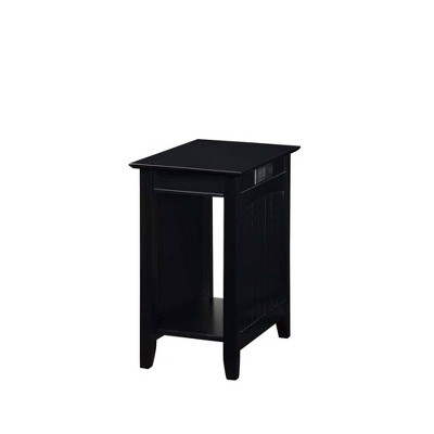 Edison End Table with Charging Station - Johar Furniture