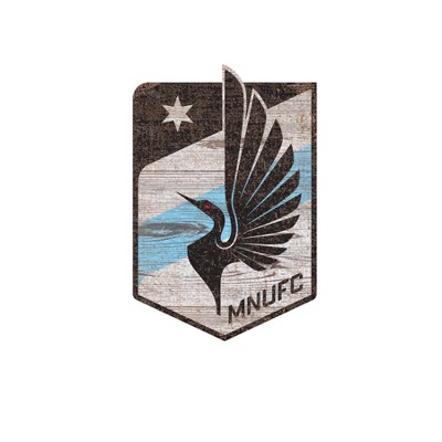 MLS Minnesota United FC Distressed Logo Cutout Sign