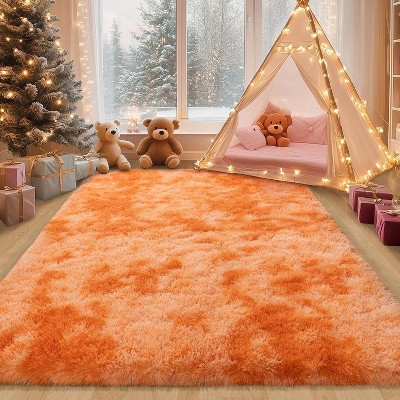 LOVEVOOK Area Rugs for Living Room Bedroom, Fluffy Shag Rugs, Modern Indoor Floor Carpet for Home Decor Aesthetic 4x6 Feet